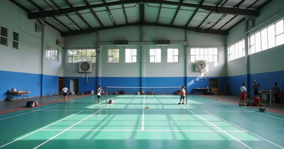 Ventilation and heat in indoor badminton halls: what to check